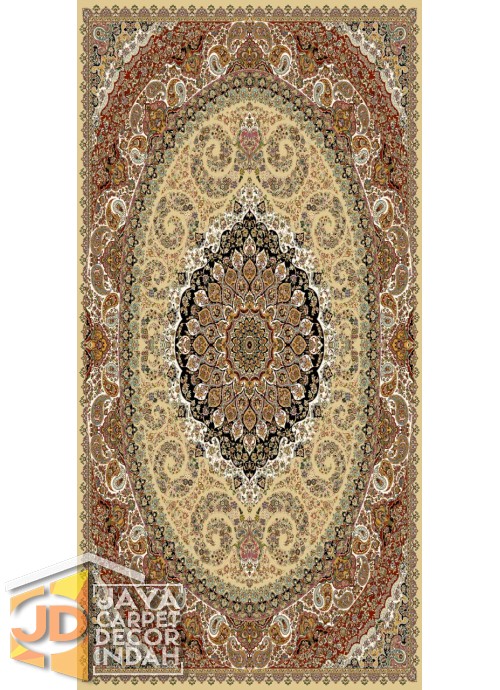 Karpet Permadani Solomon 700 Reeds Shahpasand Beige 3652 ukuran 100x150, 150x225, 200x300, 250x350, 300x400